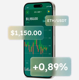 Dune Gainex multi-asset trading platform interface with various solutions